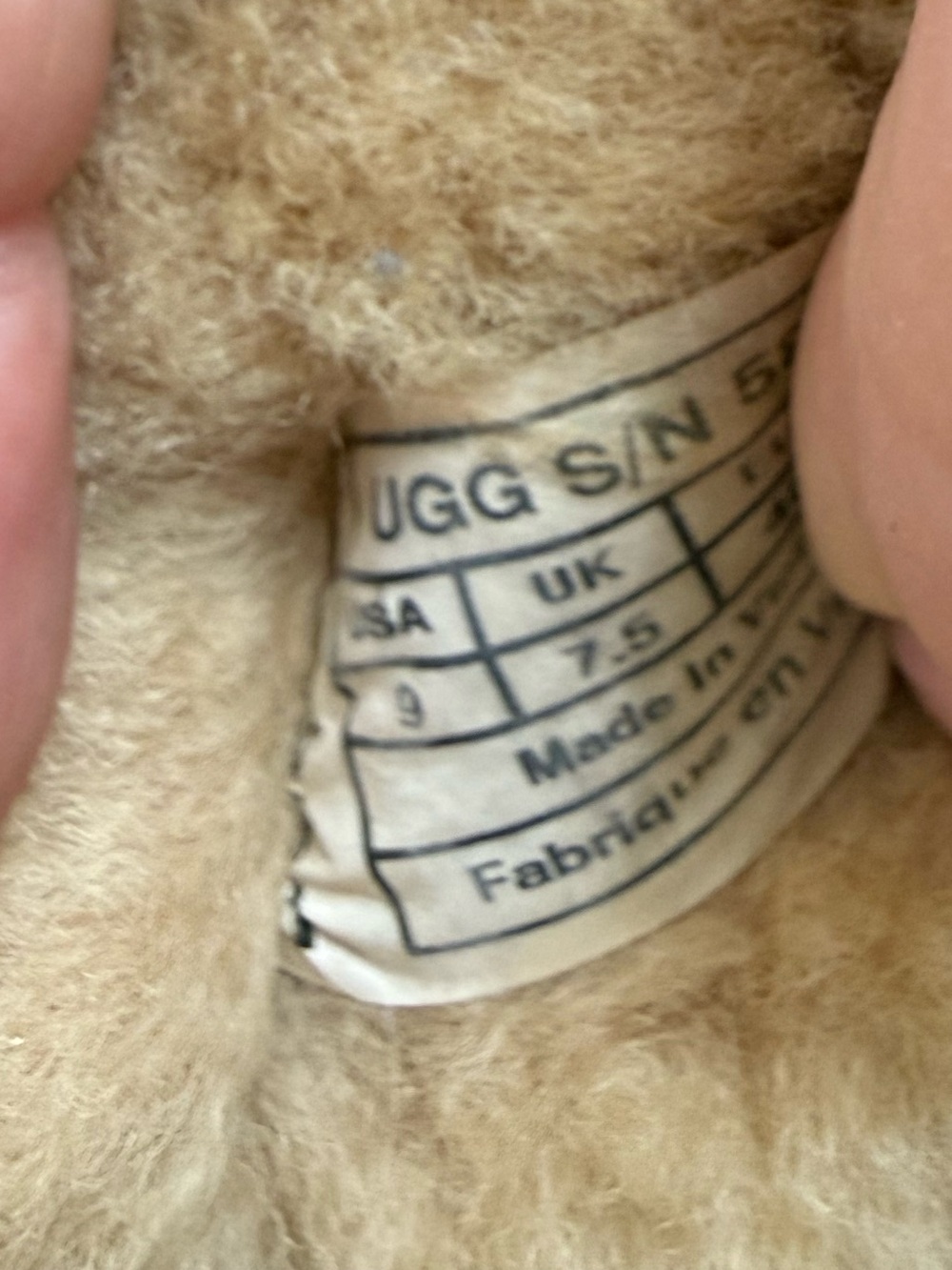 Ugg Classic Short Chestnut Sz 9 - Picture 6 of 6